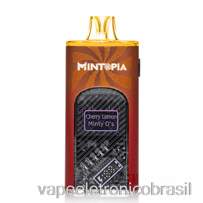 Vape Vaporesso Mintopia Turbo 9000 Descartável Cereja Limão Minty Os